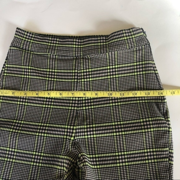 Urban Outfitters Plaid Slim Fit Flare Leg Pants Size US 0/UK 4 - Picture 14 of 15